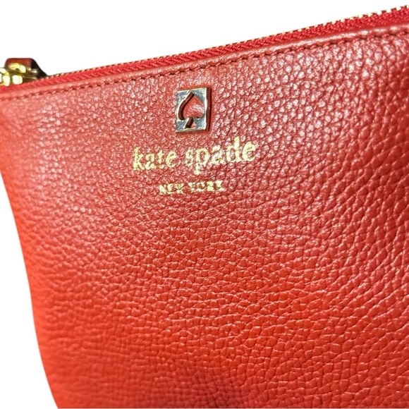 Kate Spade Southport Avenue Jenny Wristlet WLRU1900 Leather Dynasty Red Aug 2014 - Picture 16 of 16